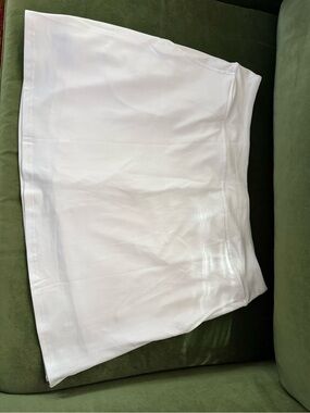 Women's White Casual Mini Skirt